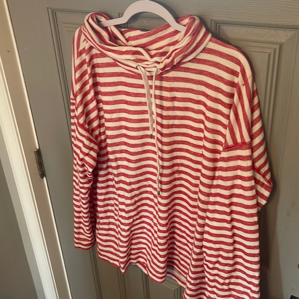 XXL Chaps Mock Neck Pullover
